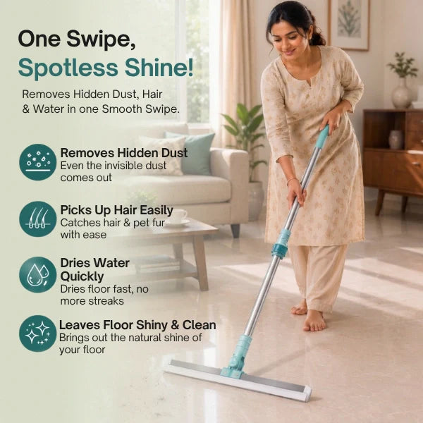 FlexiWipe – Multipurpose Wiper | Adjustable Silicon Blade | 180° Rotating Head