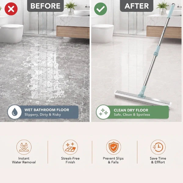 FlexiWipe – Multipurpose Wiper | Adjustable Silicon Blade | 180° Rotating Head